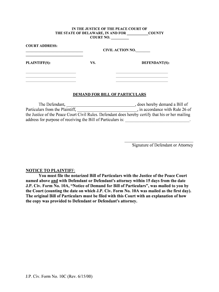 Cristiano V Courts of the Justices of the Peace, 669 F Supp  Form