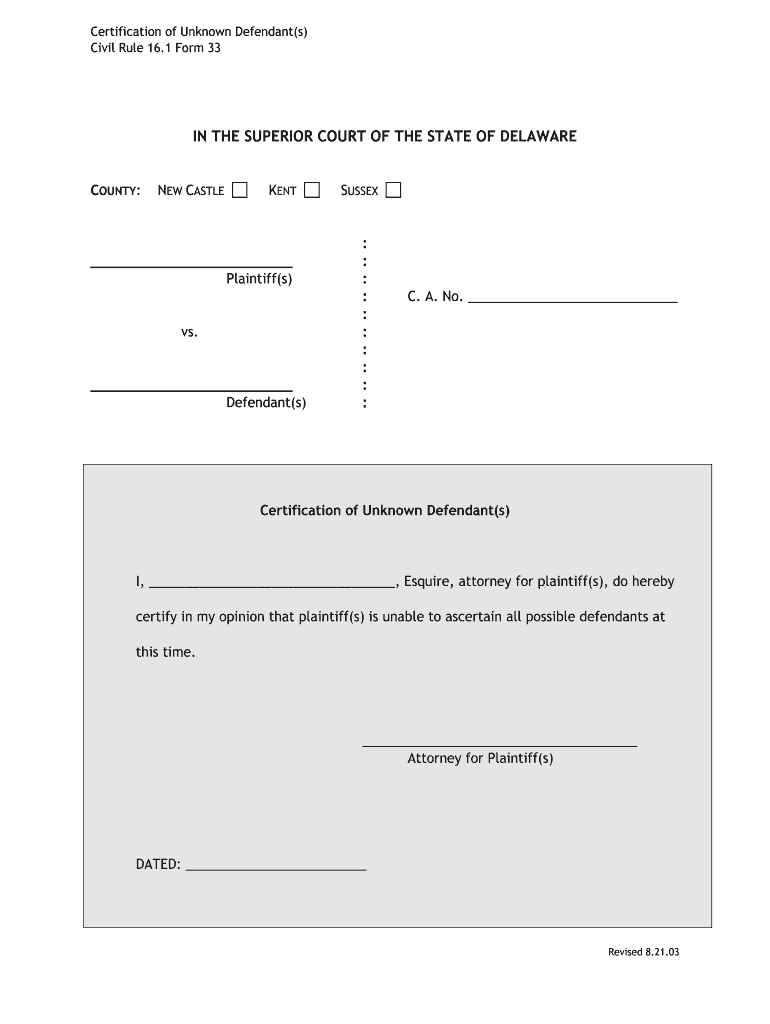 Rule 1037b3 Assessment of Damages for Cost of  Form