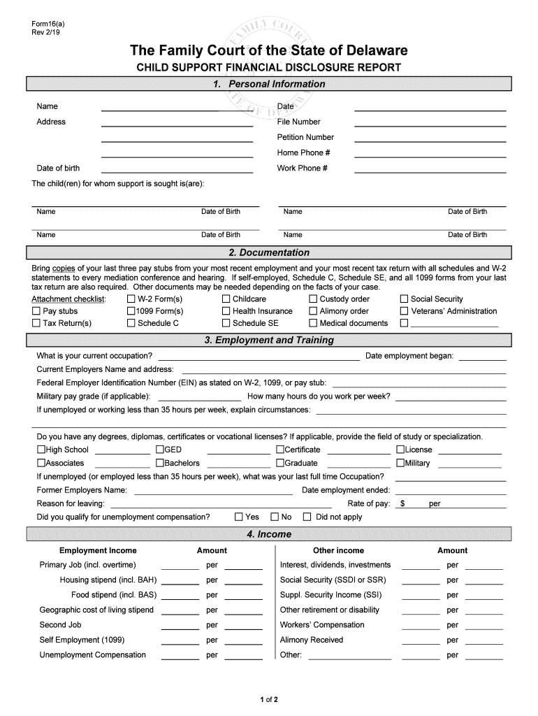 Fill and Sign the Form16a