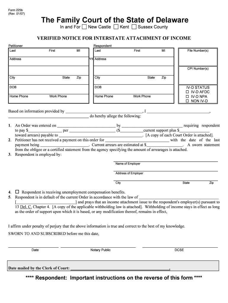 Affidavit of Jurisdiction over a Non Resident 275 Forms