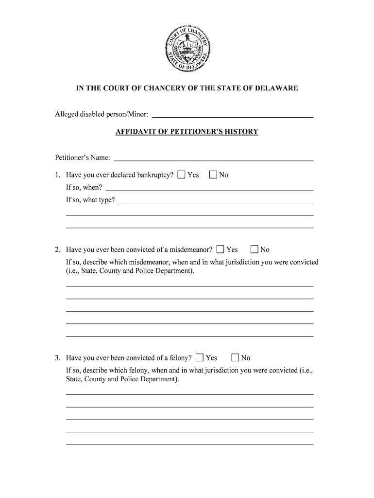 Alleged Disabled PersonMinor  Form