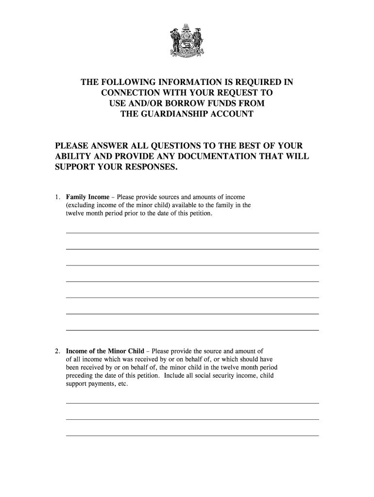 Sample for Guardianship Petition Starter Kit San Bernardino  Form