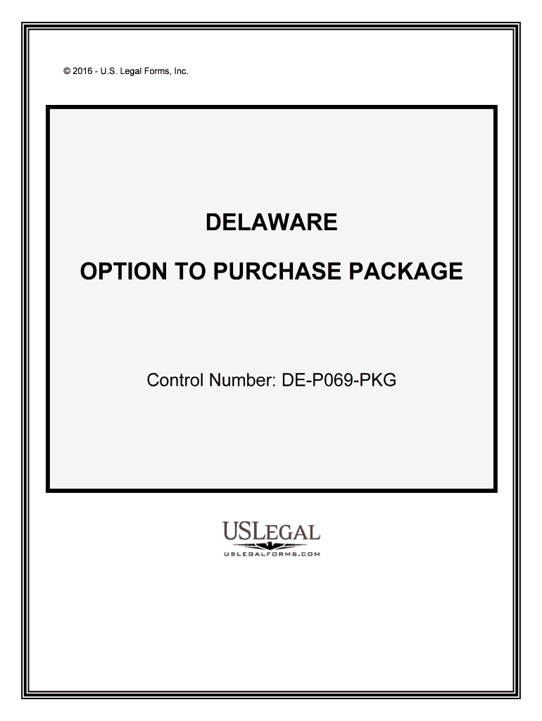 Control Number DE P069 PKG  Form