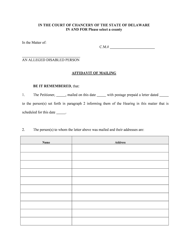 Pro Se Petition for the Appointment of Guardianship of a  Form