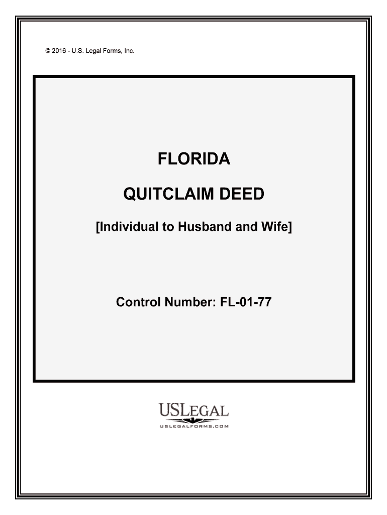 Control Number FL 01 77  Form