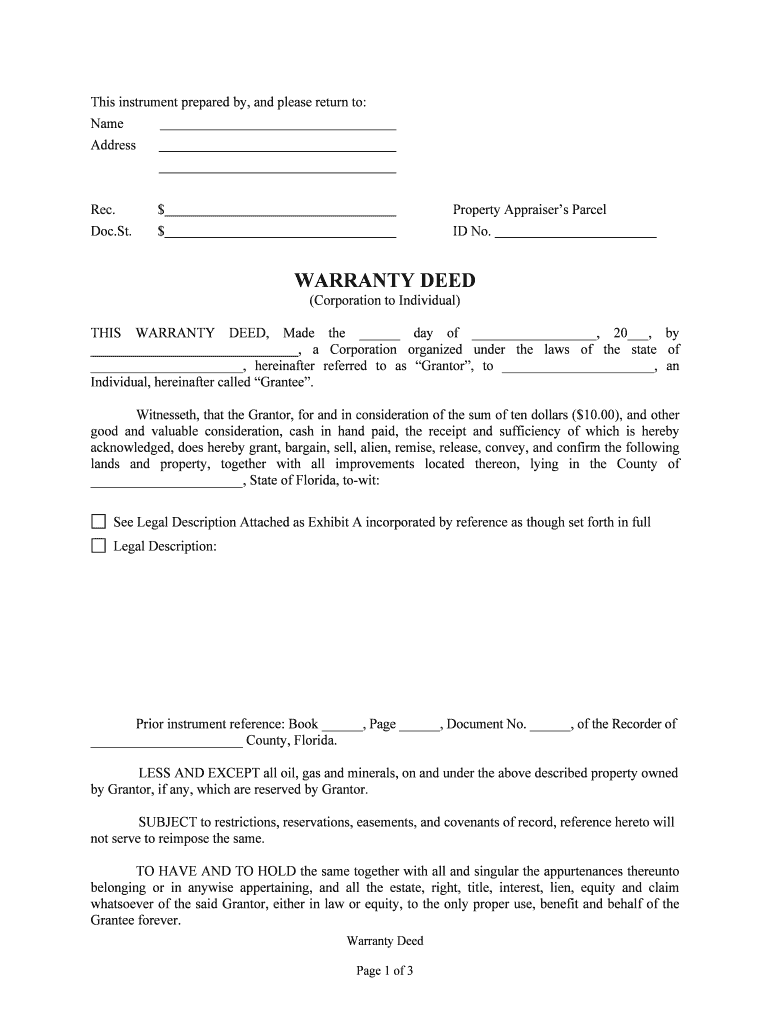 Property Appraisers Parcel  Form