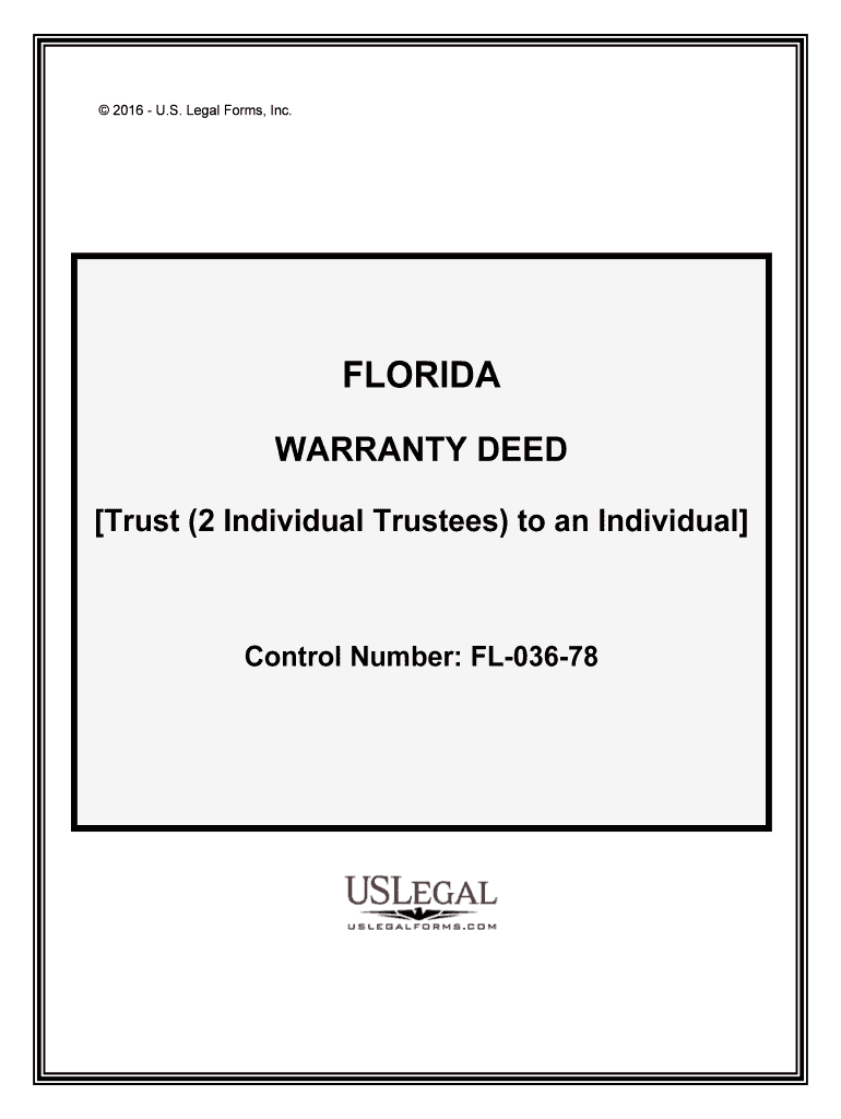 Fill and Sign the Florida Trustee Deed Fill Online Printable Fillable Blank Form