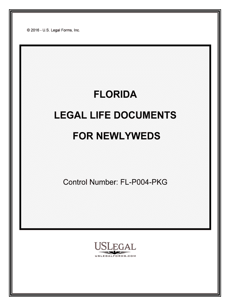 Control Number FL P004 PKG  Form