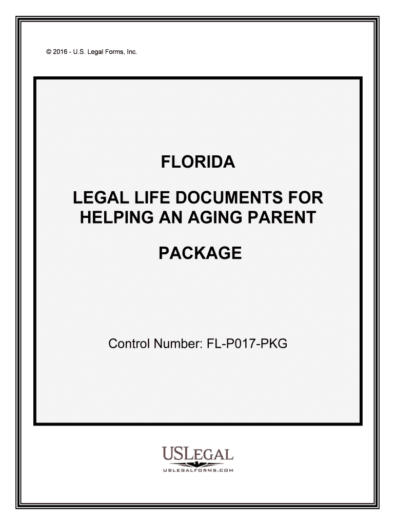 Control Number FL P017 PKG  Form