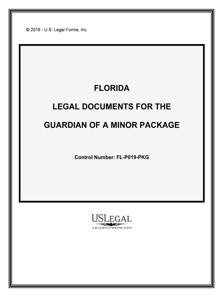 Control Number FL P019 PKG  Form