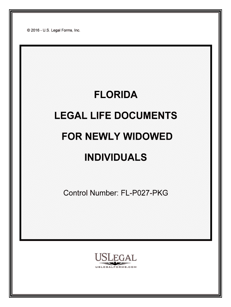 Control Number FL P027 PKG  Form