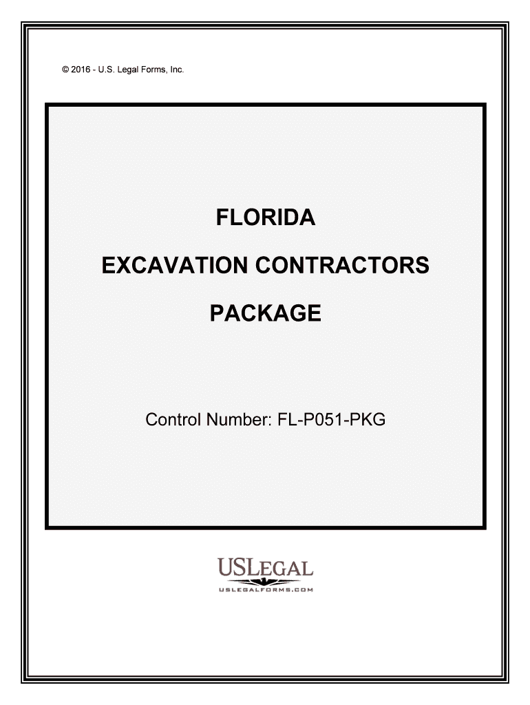 Control Number FL P051 PKG  Form