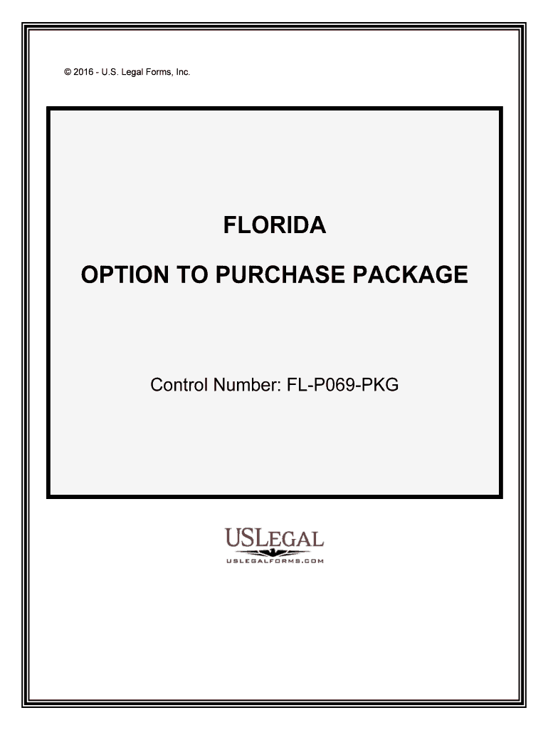 Florida Option to Purchase Forms and FAQUS Legal Forms