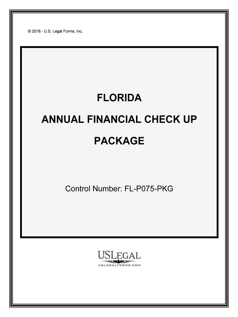 Control Number FL P075 PKG  Form