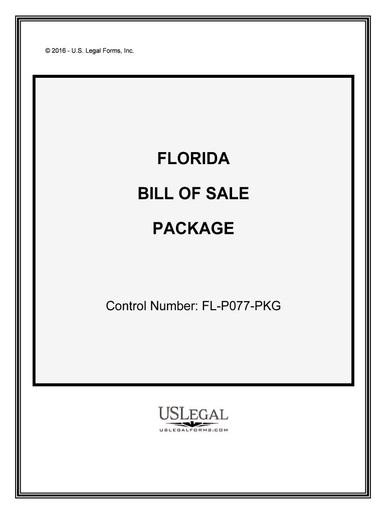 Control Number FL P077 PKG  Form