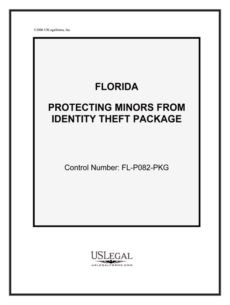 Control Number FL P082 PKG  Form