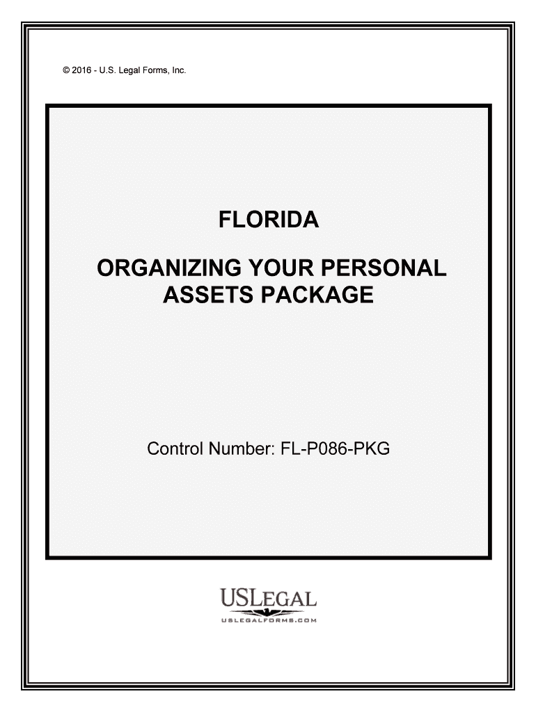 Control Number FL P086 PKG  Form