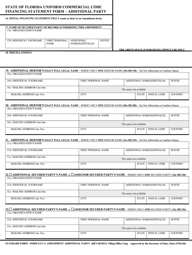 NAME of SECURED PARTY of RECORD AUTHORIZING THIS AMENDMENT  Form