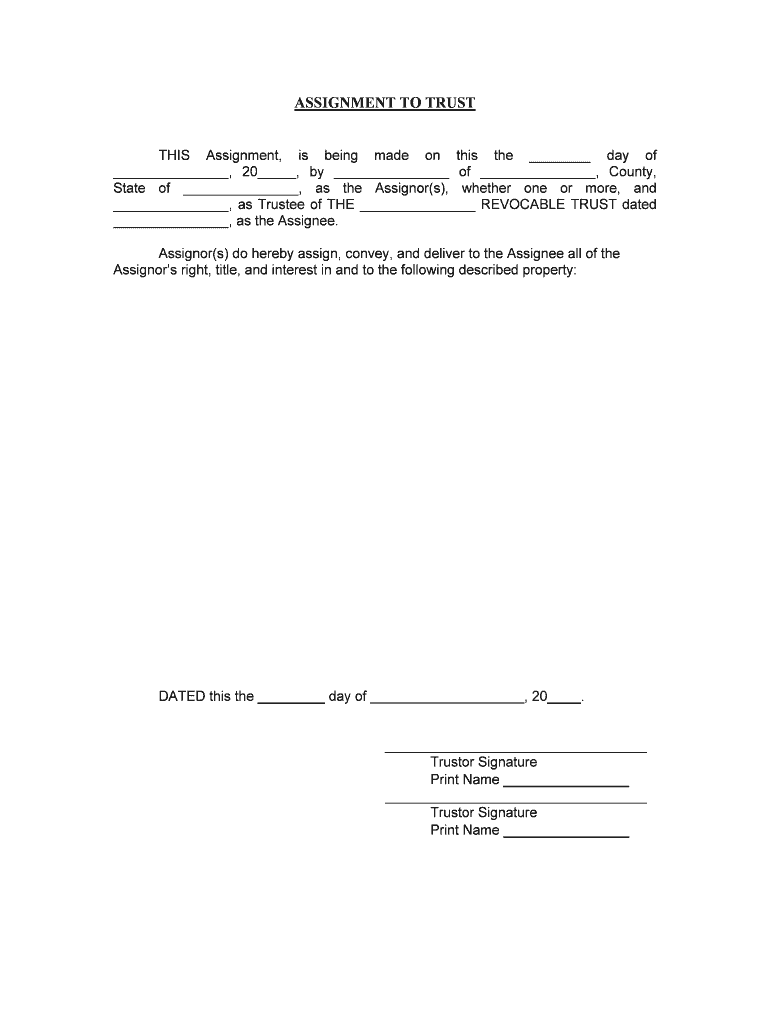 Date MINERAL LEASE ASSIGNMENT FORM