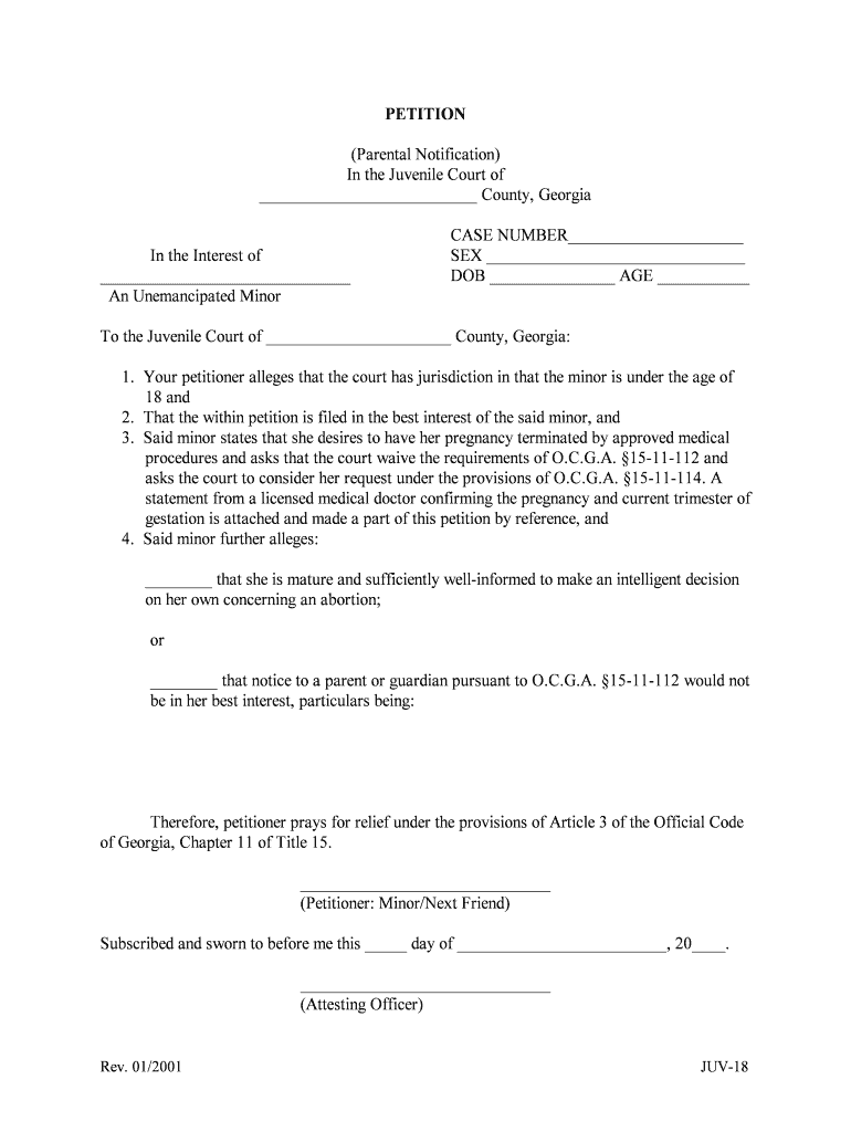 Parental Notification  Form