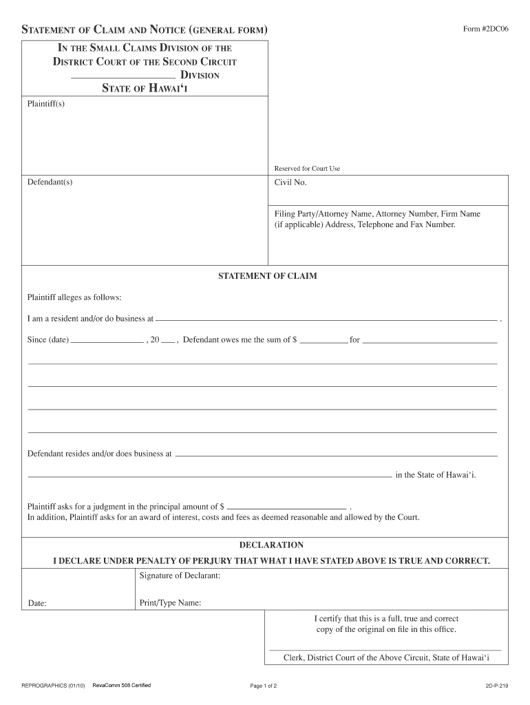 DiStriCt Court of the SeCond CirCuit  Form
