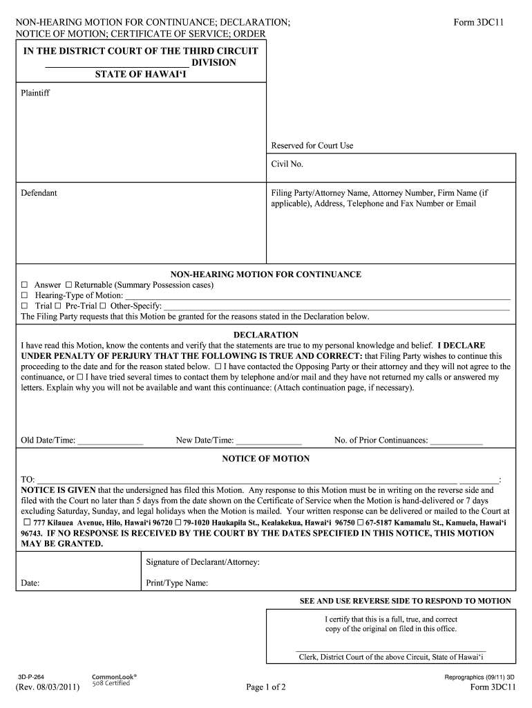 How Do I Get a Notice of Continuance and Declaration Form Q