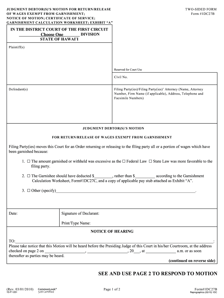 Individual Debtors Motion for Entry of Discharge 1191 3  Form