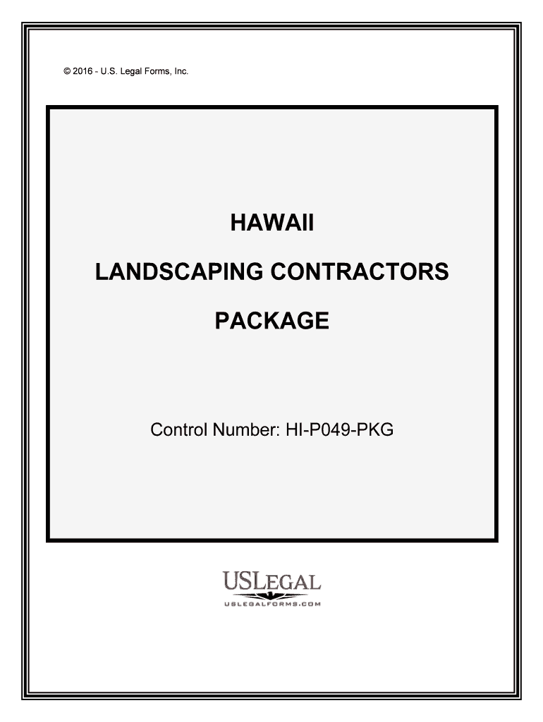 Hawaii Construction Contracts and AgreementsUS Legal  Form