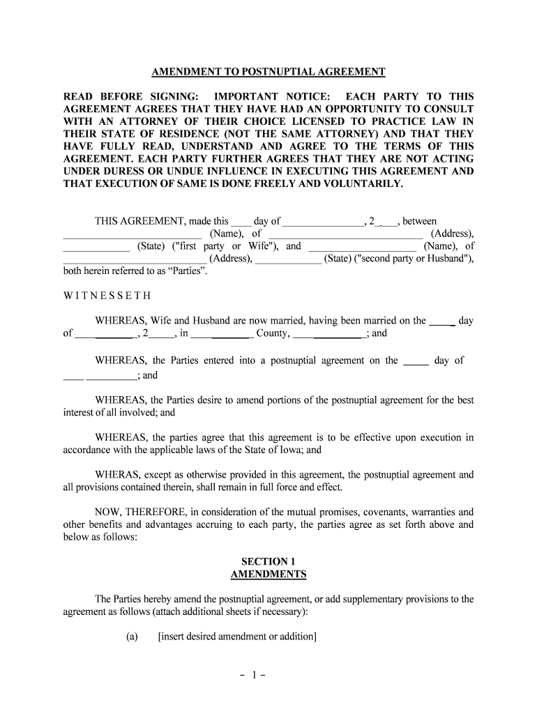 Accordance with the Applicable Laws of the State of Iowa; and  Form