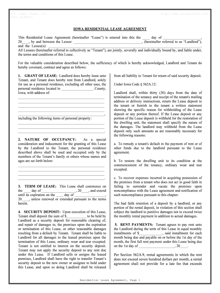 Iowa Legal Form Titles Legal DocumentsUS Legal Forms