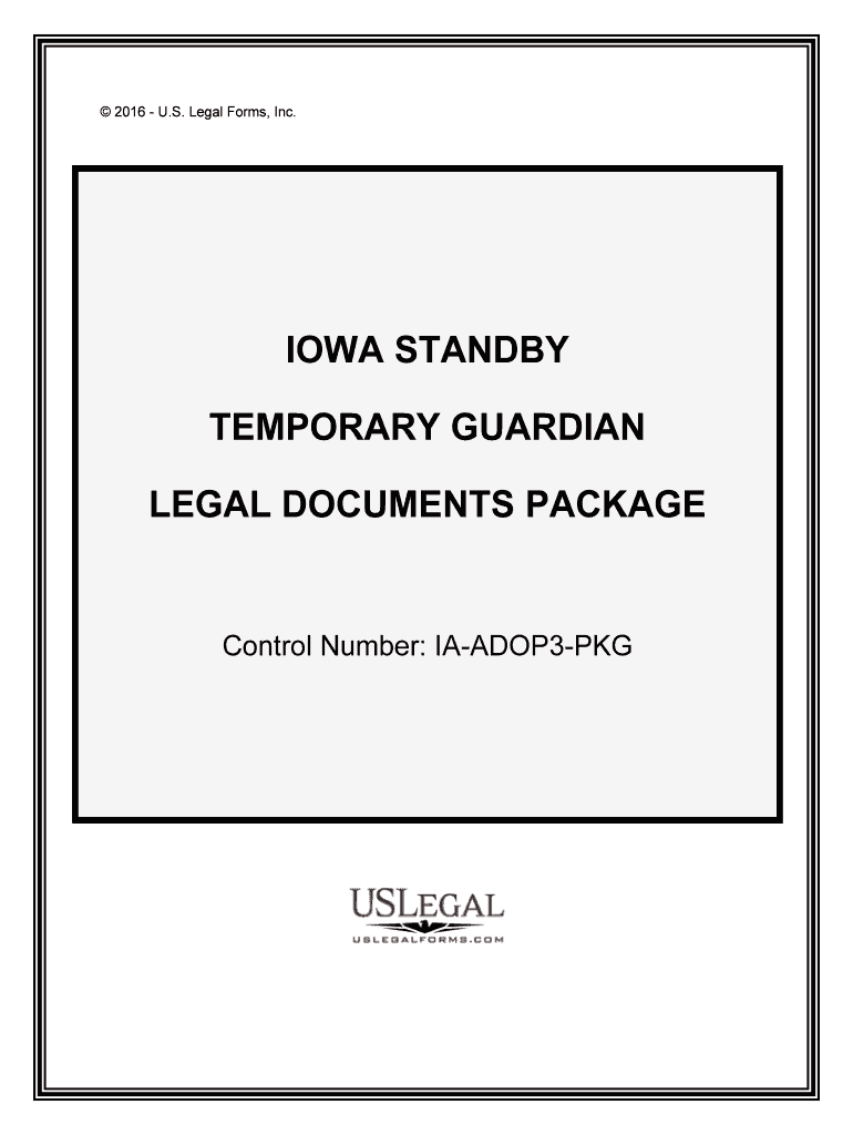 Standby Guardianship Child Welfare  Form