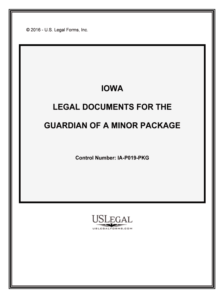 Control Number IA P019 PKG  Form