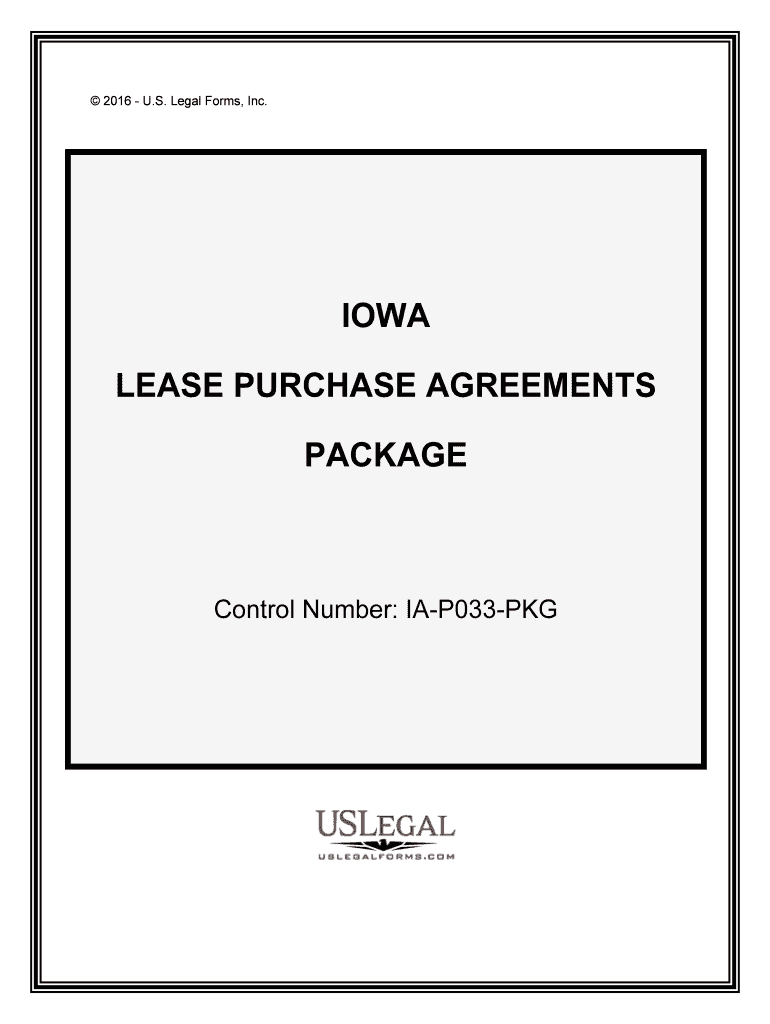 Control Number IA P033 PKG  Form