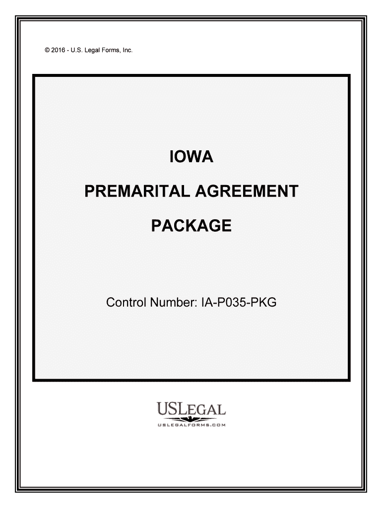 Control Number IA P035 PKG  Form