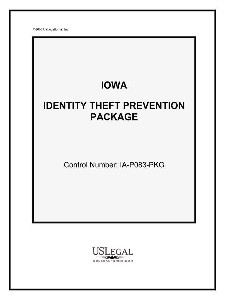 Control Number IA P083 PKG  Form