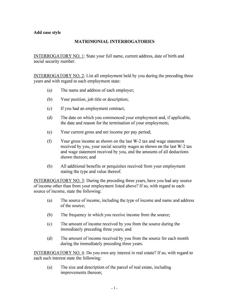 Source of Income, State the Following  Form