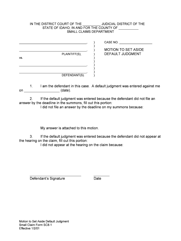 Small Claims Mediation Judicial Court  Form