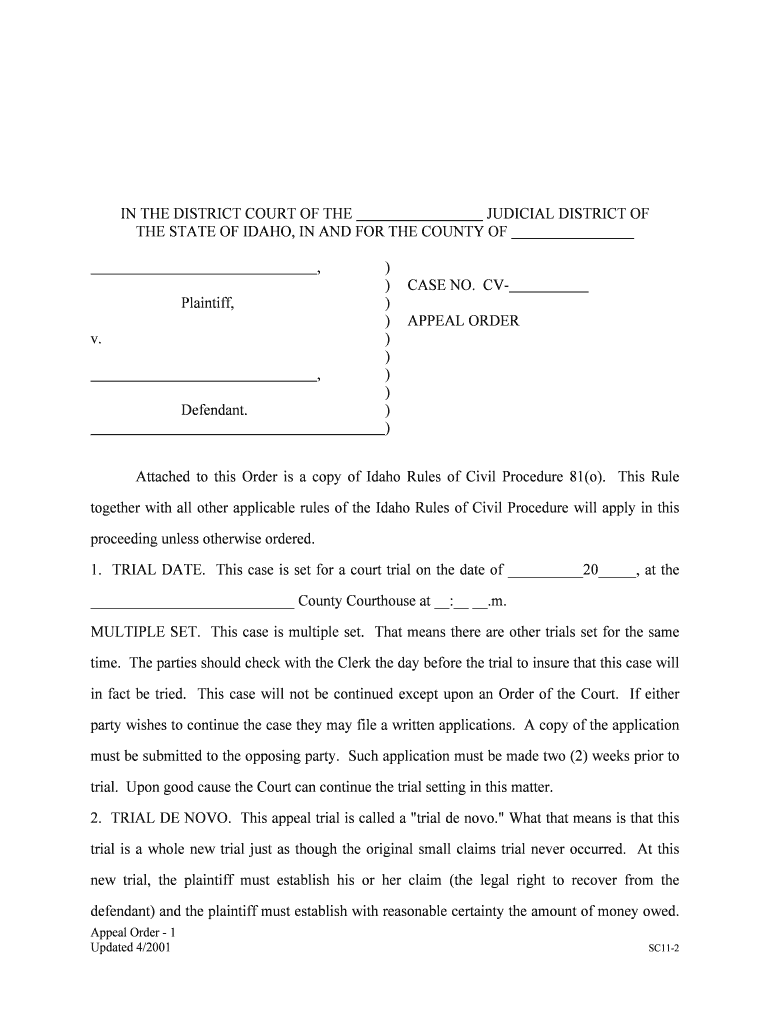 United States District Court District of Idaho GovInfo  Form