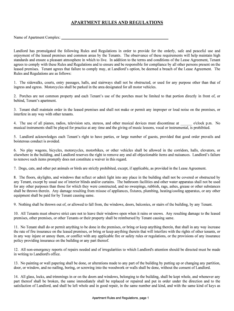 Agrees to Comply with These Rules and Regulations and to Ensure and Be Responsible for Compliance by All Other Persons Present O  Form