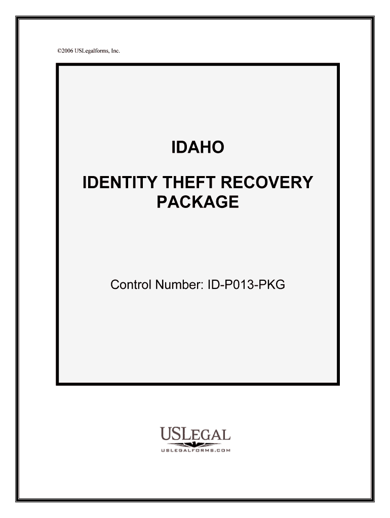 Identity Theft Idaho State Tax Commission  Form
