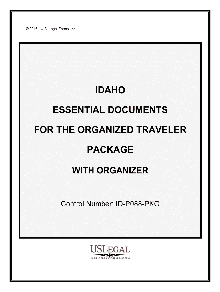 Control Number ID P088 PKG  Form