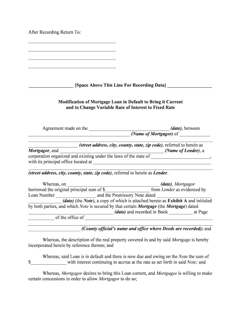 Space above This Line for Recording Data MORTGAGE  Form