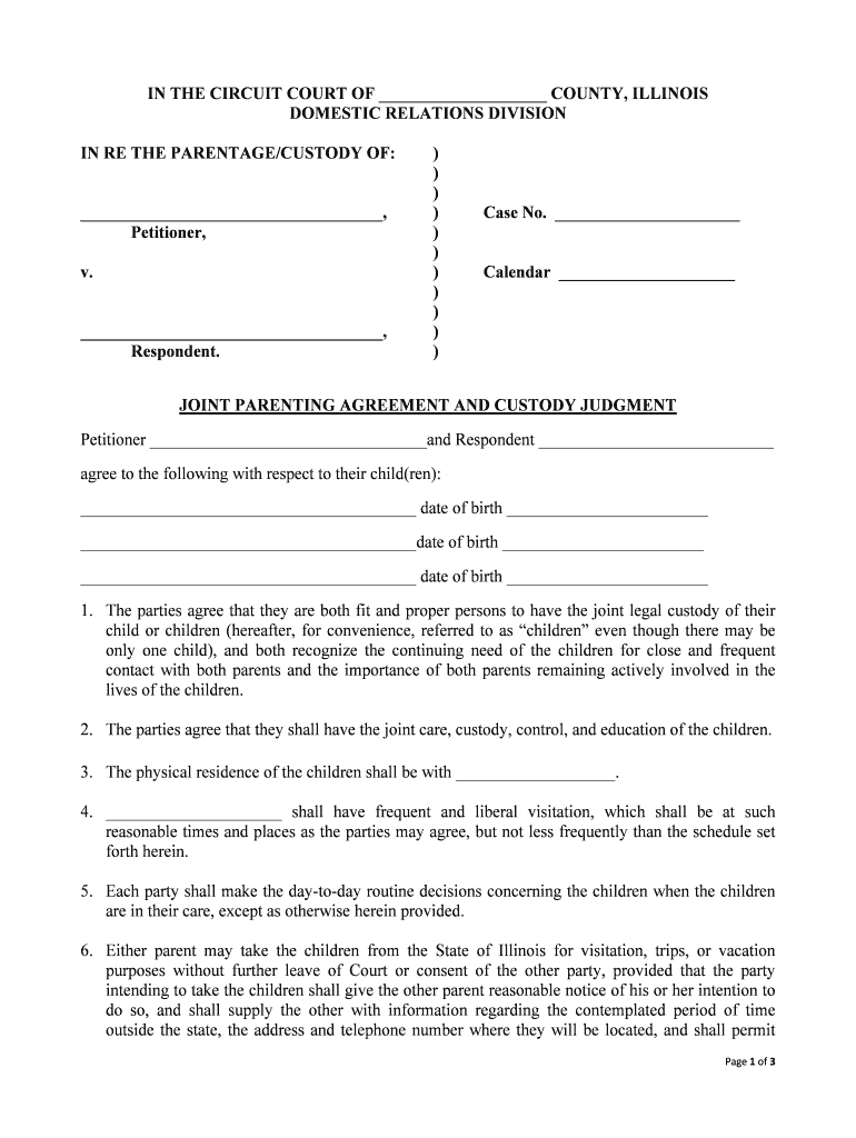 Domestic Relations Division American Society of Clinical  Form