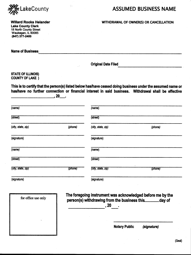 Supplementary Certificate of Cancellation or Withdrawal of  Form