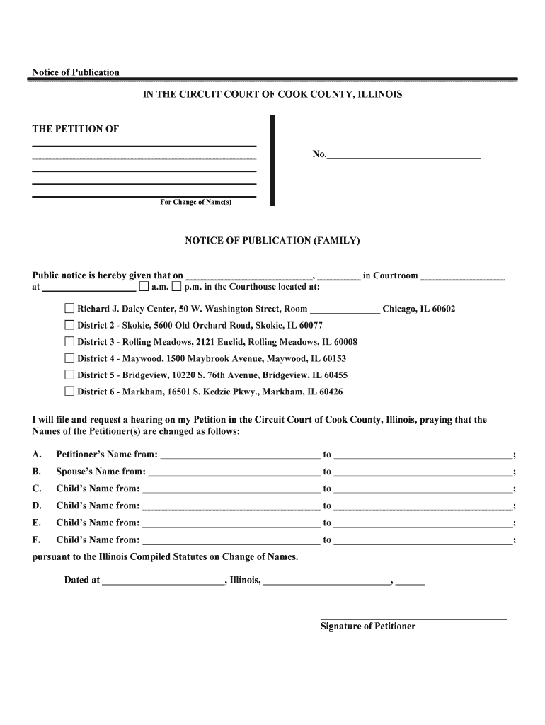 Name Changes Daily HeraldClassifieds  Form