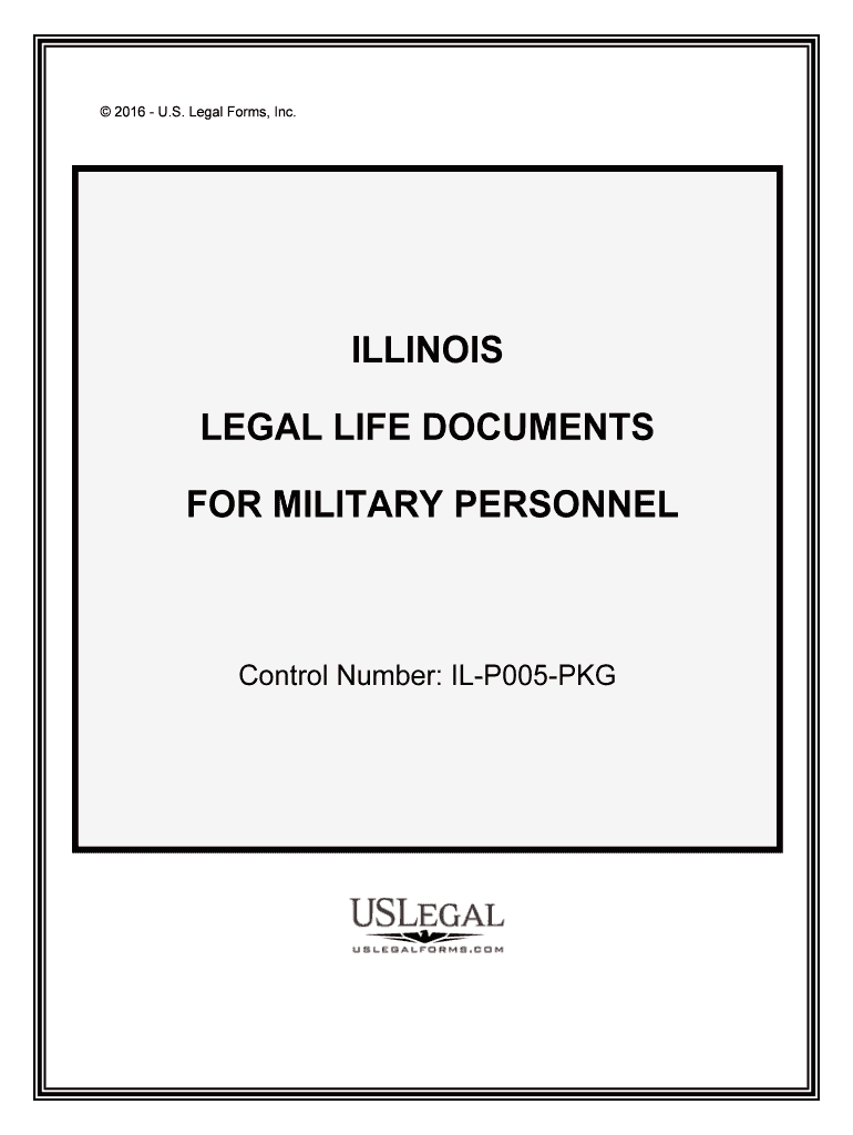 Control Number IL P005 PKG  Form