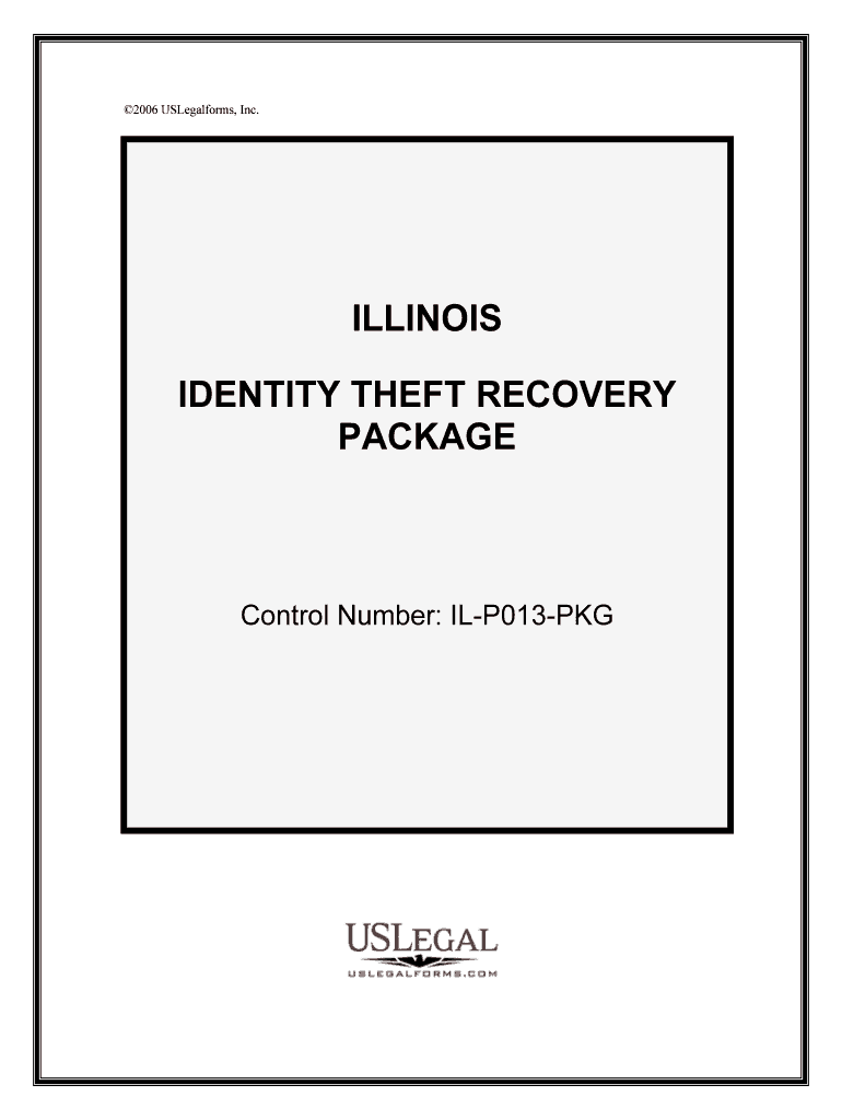 Identity Theft Hotline Illinois Attorney General  Form