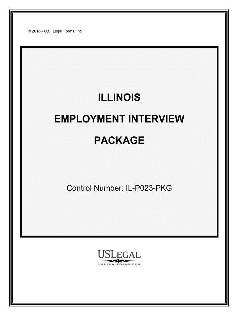With This Employment Interview Package, You Will Find Many Forms and Letters that Are Needed