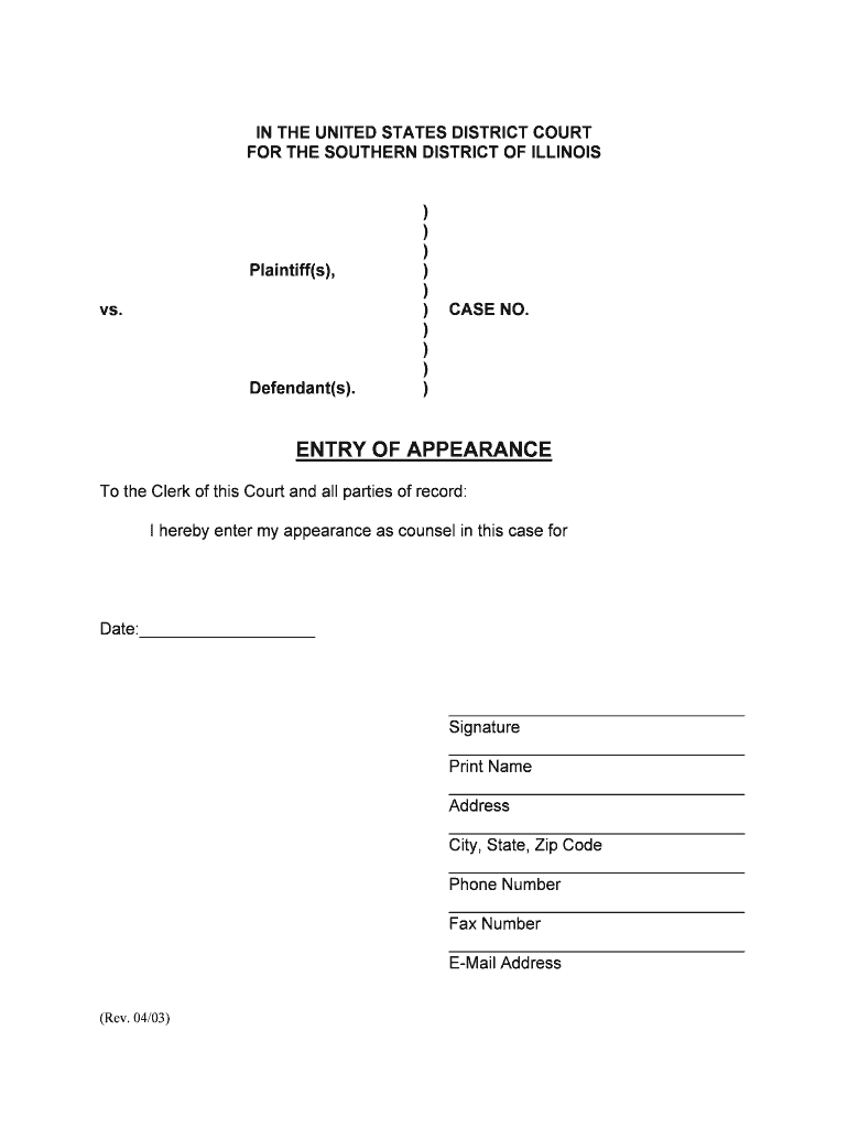 Appearance Legal Forms All%20States FindForms Com