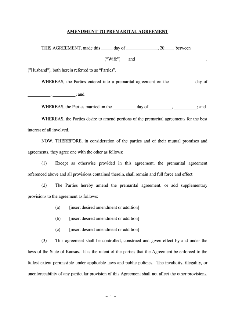 Except as Otherwise Provided in This Agreement, the Premarital Agreement  Form